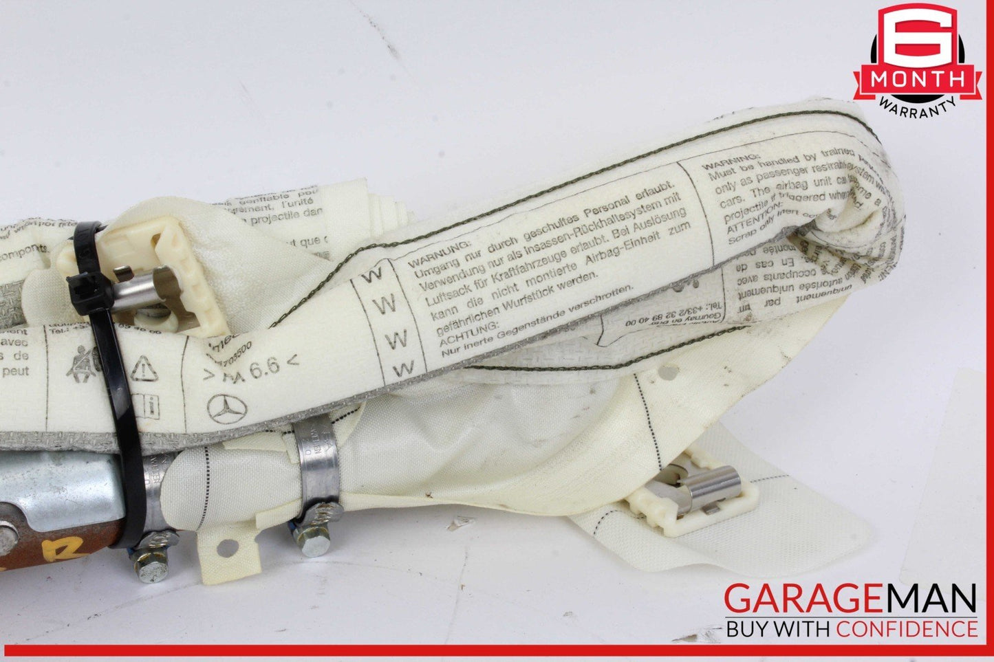 08-14 Mercedes W204 C300 C250 Right Side Roof Curtain Airbag Air Bag OEM