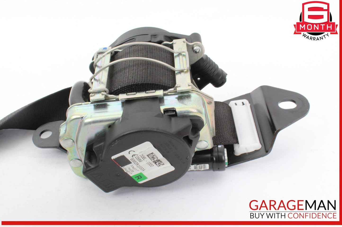 14-21 BMW i3 I01 Hybrid Front Right Passenger Side Seatbelt Seat Belt Black OEM