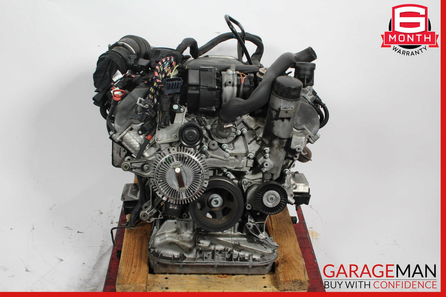 03-05 Mercedes W163 ML350 Engine Motor Block Assembly 3.7L V6 M112 OEM 211k