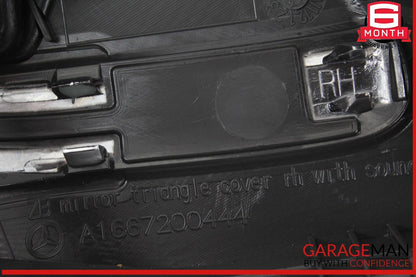 12-19 Mercedes X166 GL450 4MATIC Speaker Door Mirror Cover Front Right OEM