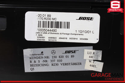 03-04 Mercedes R230 SL500 SL600 SL55 AMG Amplifier Amp Bose Audio Sound OEM