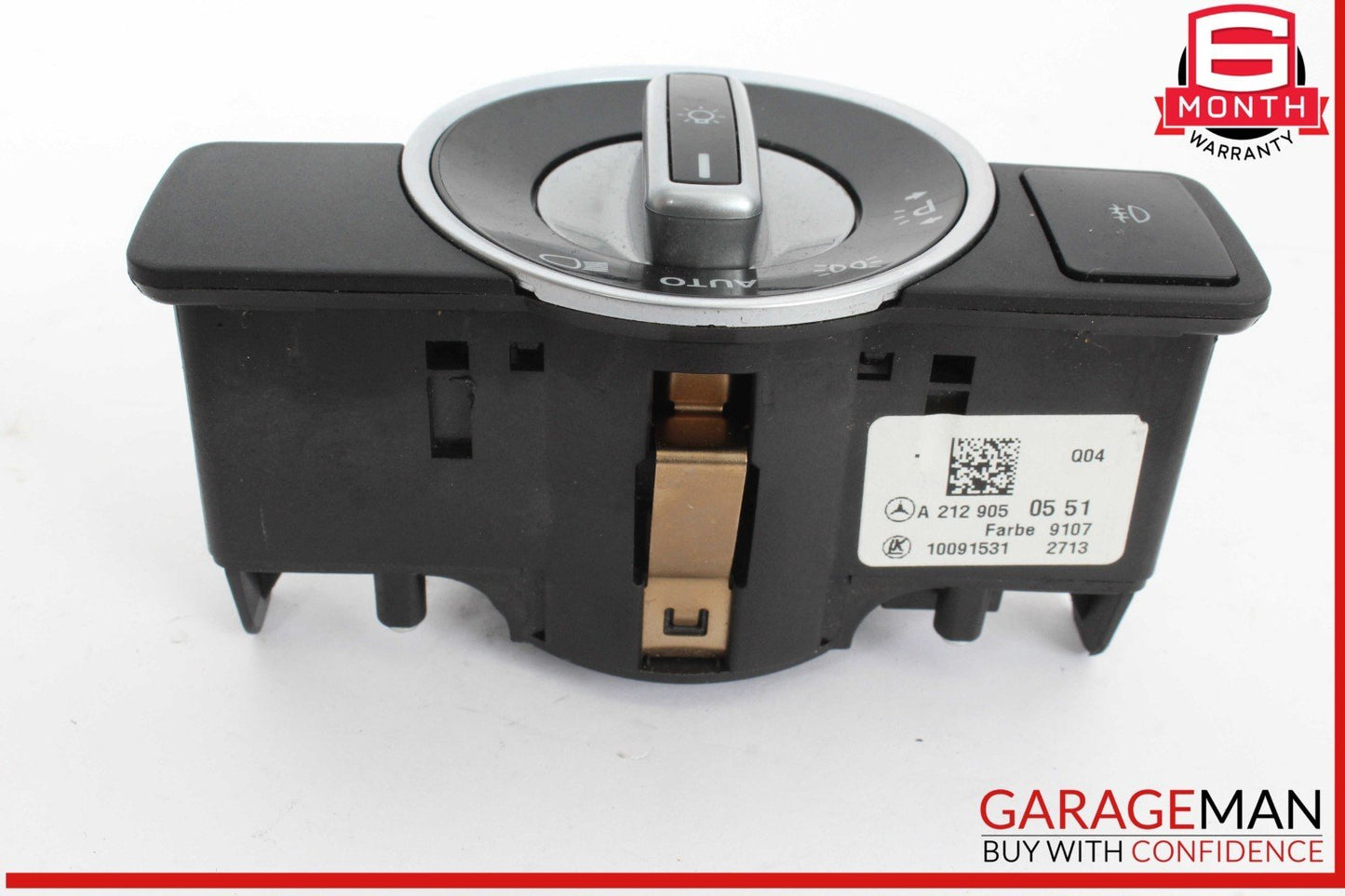 08-20 Mercedes W117 CLA250 GLK350 Headlight Fog Light Switch Control Module OEM