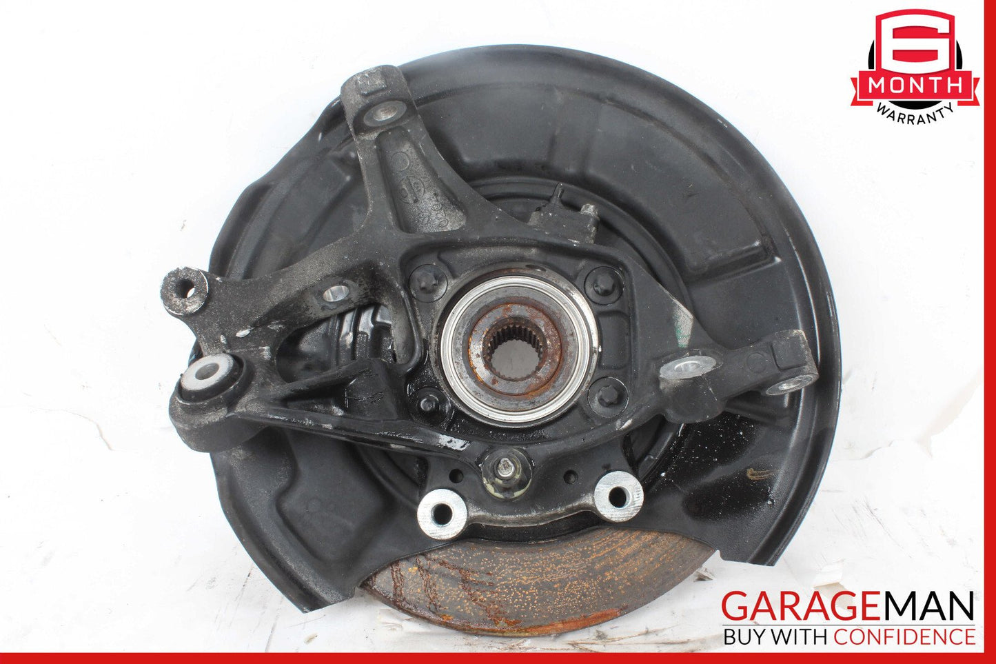 03-06 Mercedes R230 SL500 Rear Left Spindle Knuckle Hub Bearing w/ Rotor Disc