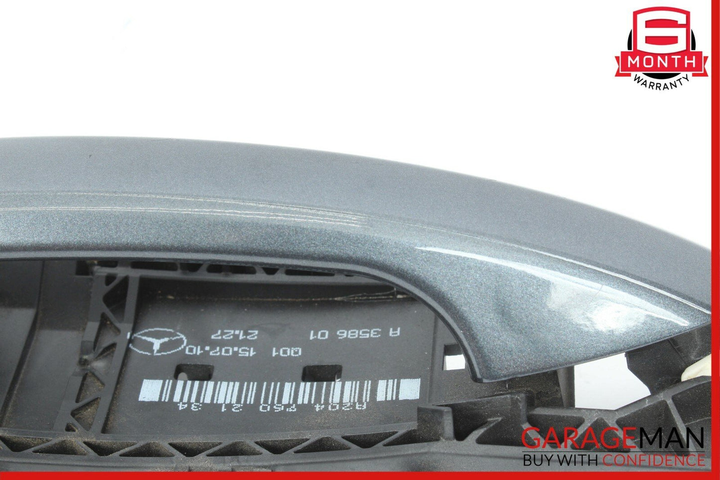 08-14 Mercedes W204 C250 C300 Rear Left Driver Side Exterior Door Handle Gray