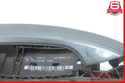 08-14 Mercedes W204 C250 C300 Rear Left Driver Side Exterior Door Handle Gray