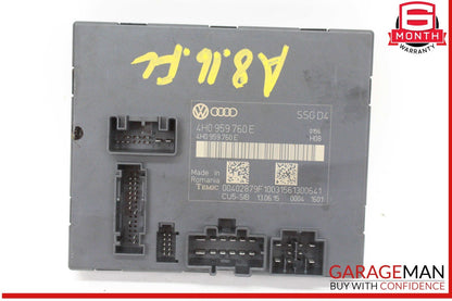 11-18 Audi A8 S8 Front Left or Right Side Seat Control Module 4H0959760E OEM
