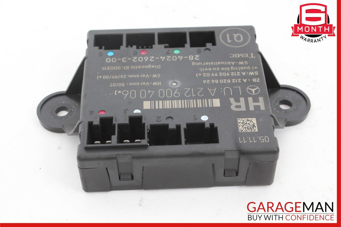 08-18 Mercedes E350 C250 C300 CLS550 Rear Right Side Door Control Module Unit