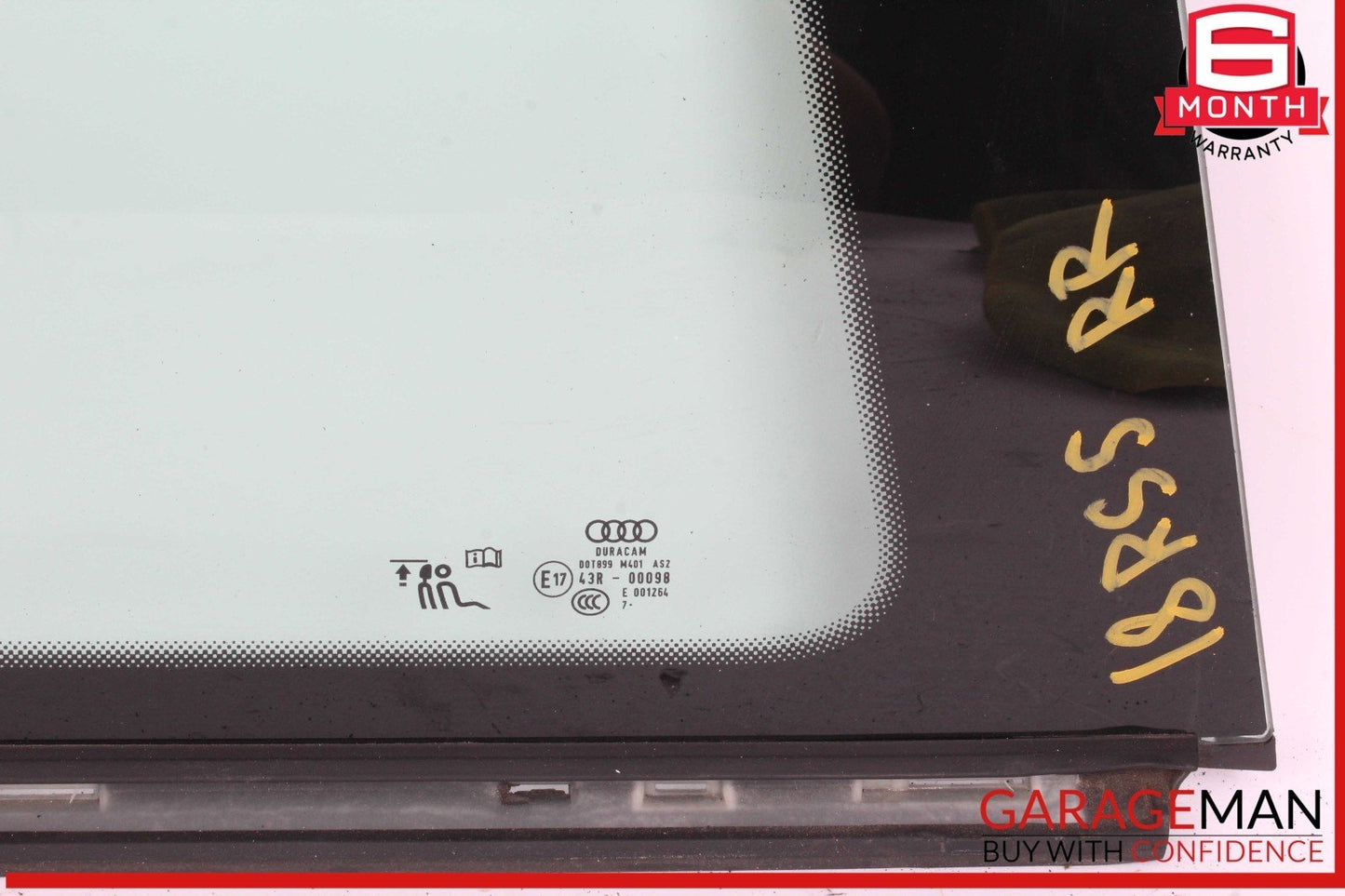18-23 Audi RS5 S5 Rear Right Passenger Side Quarter Window Glass OEM