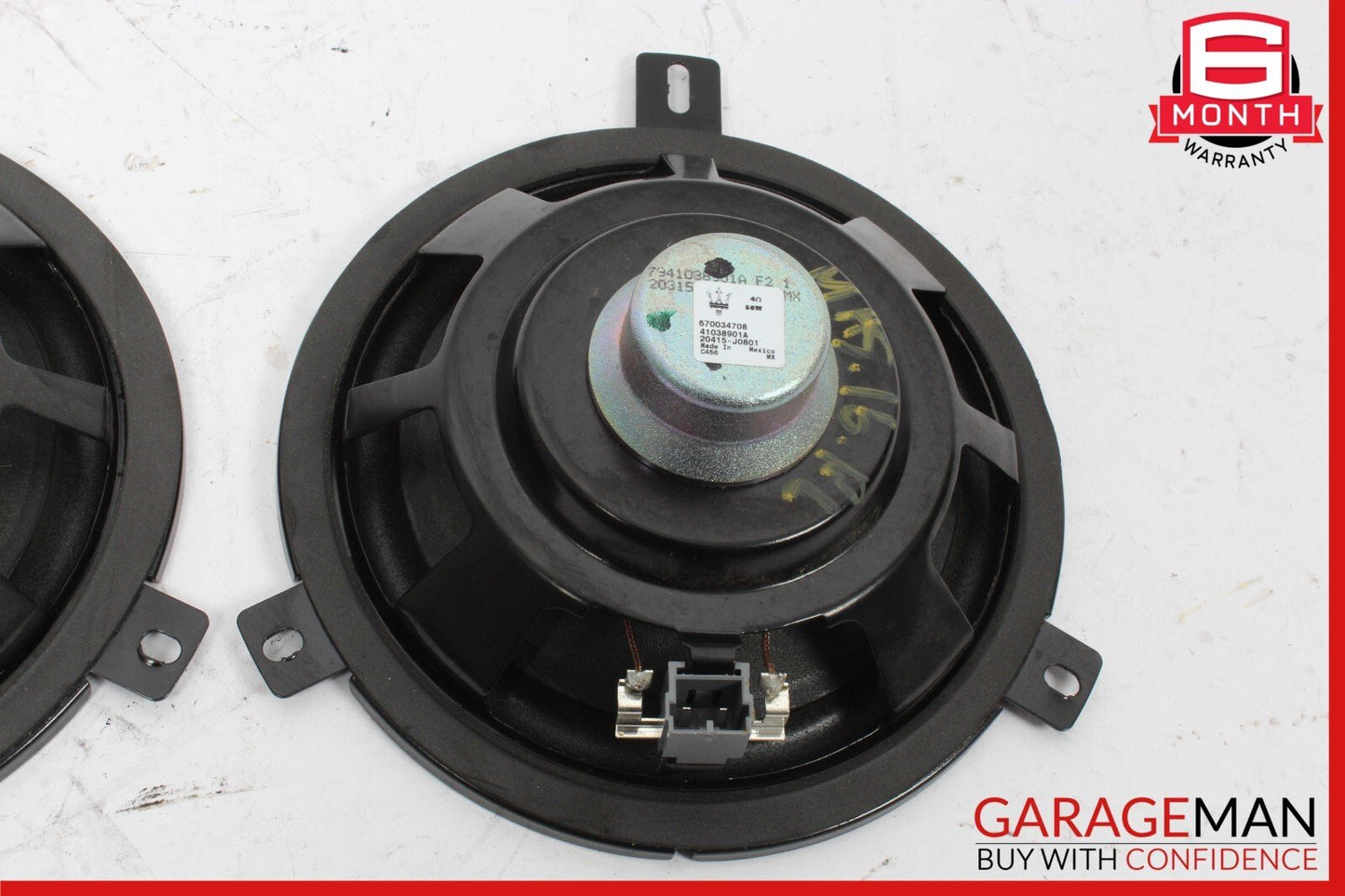 14-18 Maserati Ghibli Rear Side Door Sound Audio Speaker Set of 2 Pc OEM