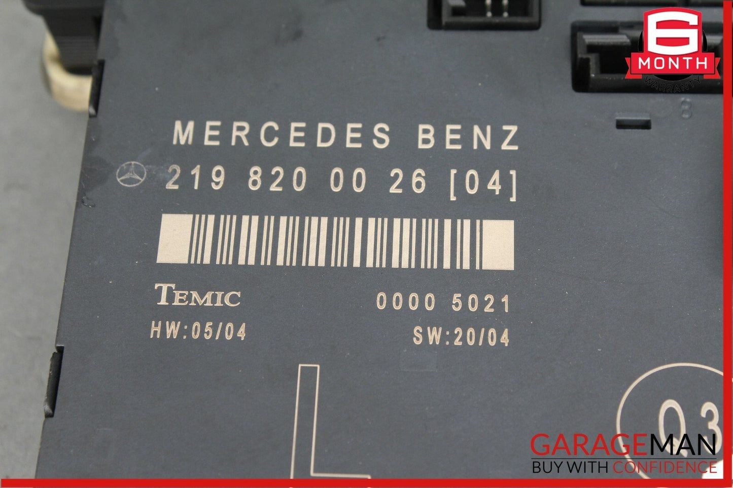 06-11 Mercedes W219 CLS550 CLS500 Front Left Driver Side Door Control Module OEM