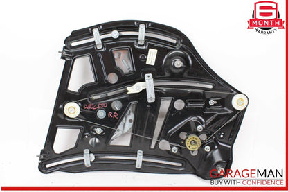 07-14 Mercedes W216 CL550 Rear Right Passenger Side Window Regulator w/o Motor