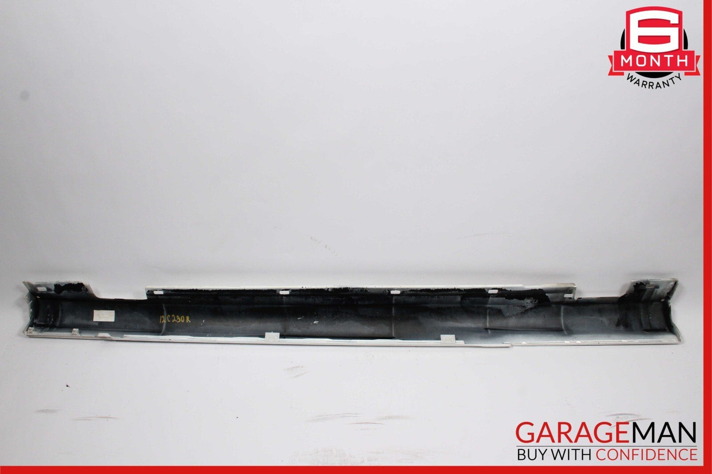 12-14 Mercedes W204 C250 Coupe Sport Left Side Skirt Rocker Panel Calcite White