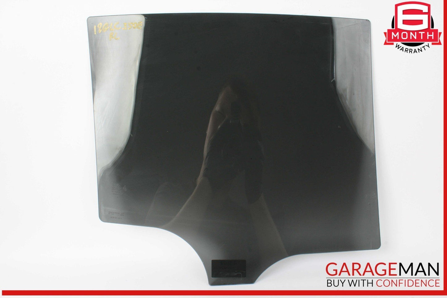 16-22 Mercedes X253 GLC350e Rear Left Driver Side Door Window Glass OEM