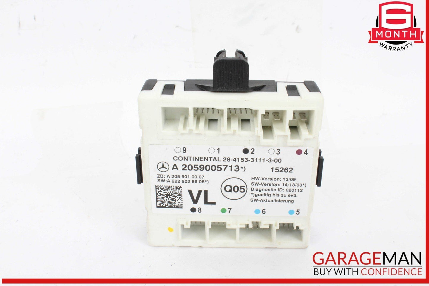 15-18 Mercedes W205 C300 Front Left Driver Side Door Control Module
