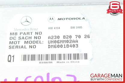 07-09 Mercedes X164 GL450 R350 SL550 Voice Phone Telephone Communication Module