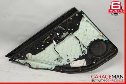 08-14 Mercedes W204 C300 Sedan Rear Right Interior Door Trim Panel Black