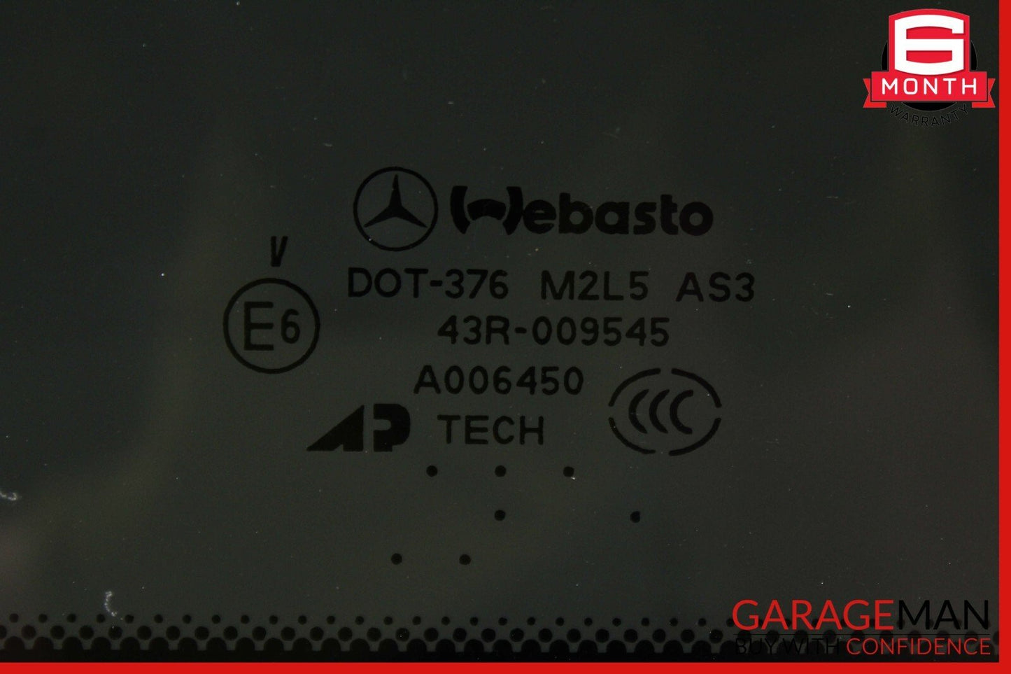 06-12 Mercedes W251 R320 R550 Front Panoramic Pano Sunroof Sun Roof Glass OEM