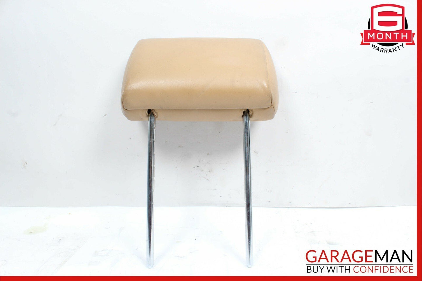 79-91 Mercedes W126 420SEL Front Left / Right Side Seat Headrest Head Rest Brown