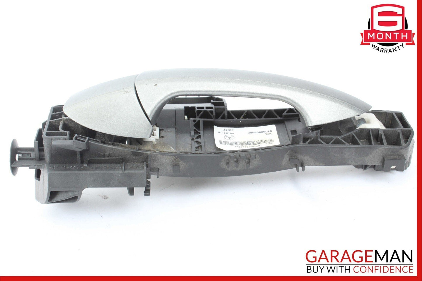 08-14 Mercedes W204 C250 Rear Left Driver Side Exterior Door Handle Silver OEM
