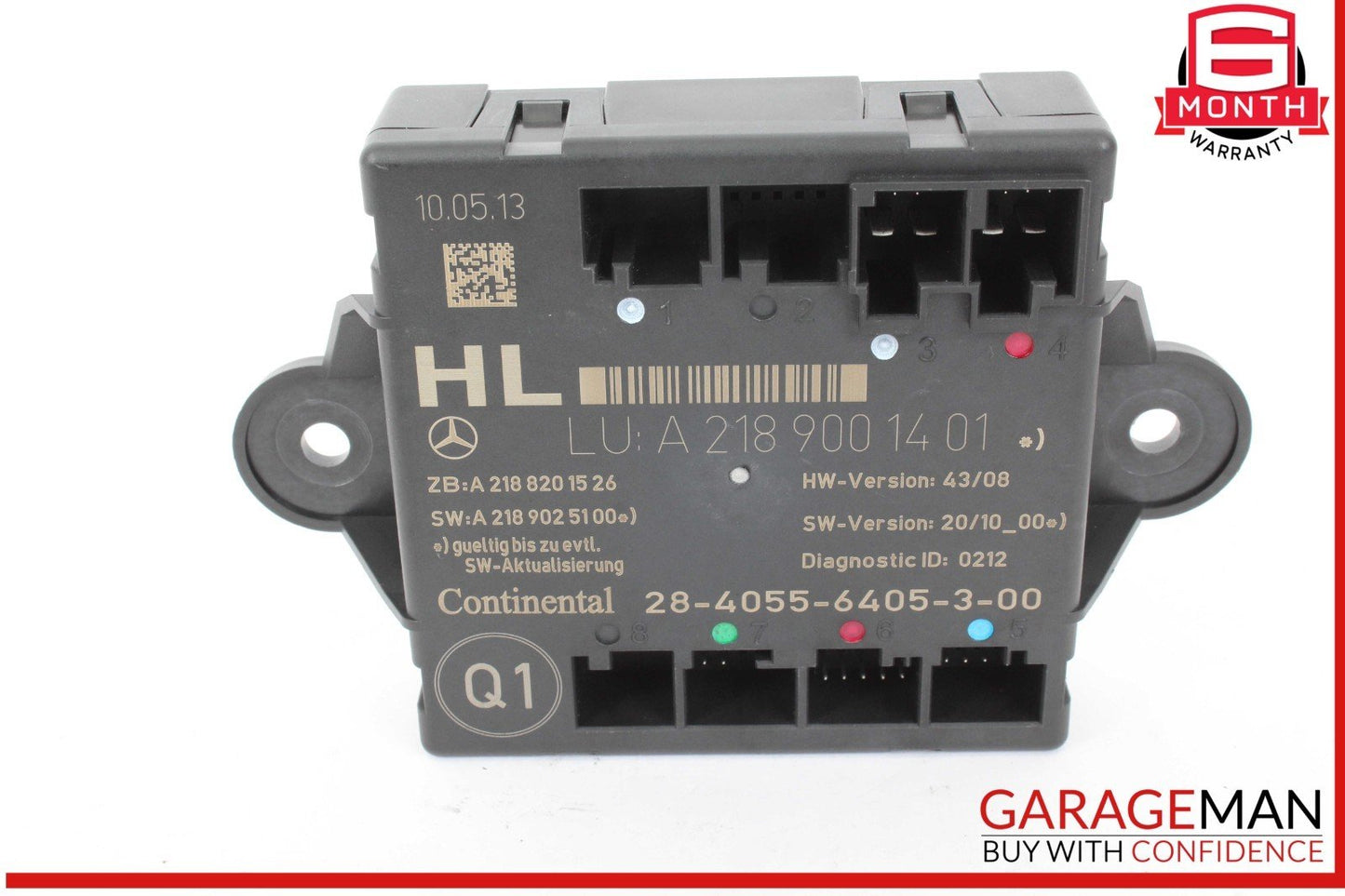 08-18 Mercedes W218 CLS550 C250 Rear Left Side Door Control Module Unit OEM