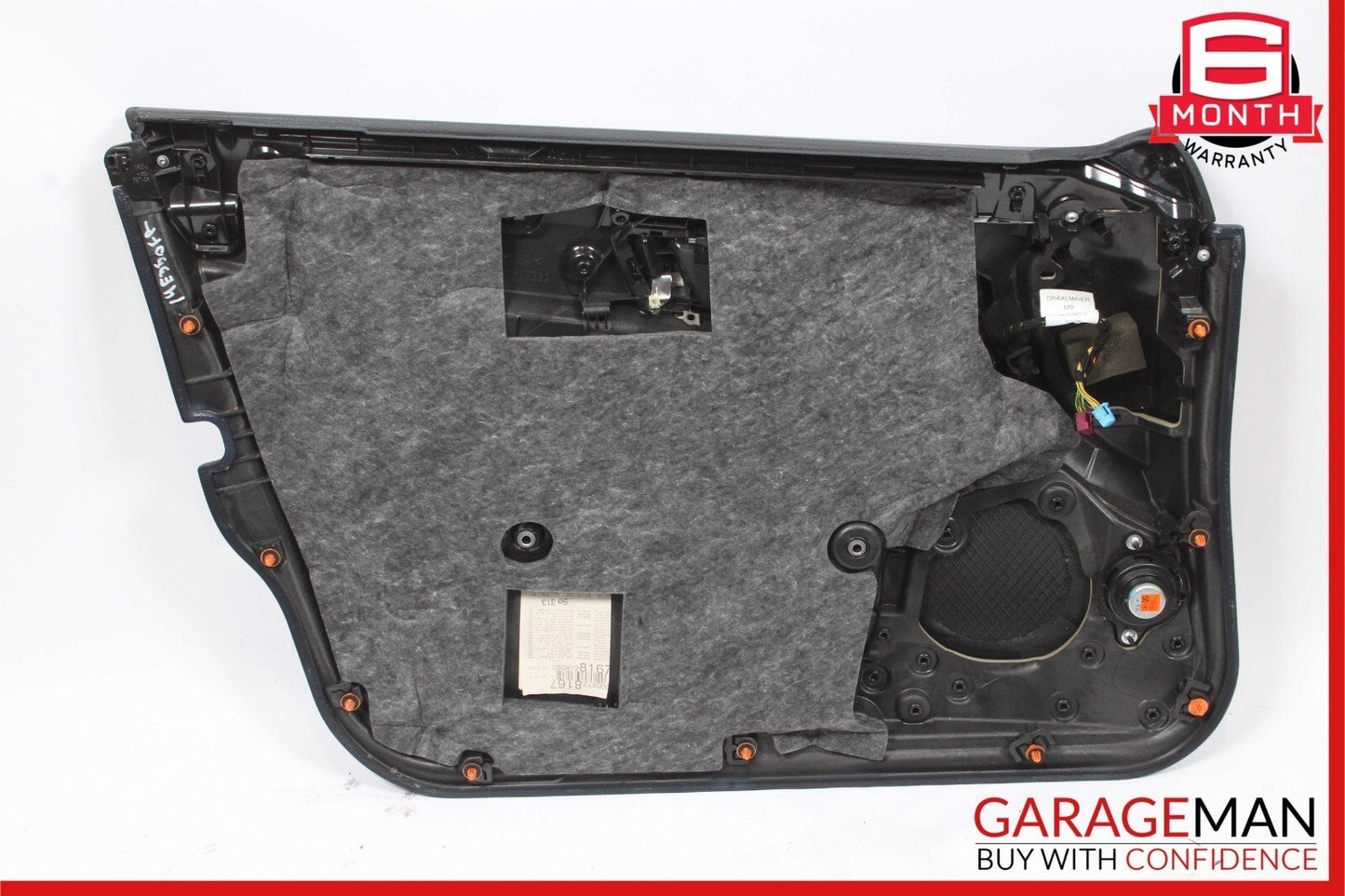 14-16 Mercedes W212 E350 Front Right Side Interior Door Panel Trim Assembly Grey