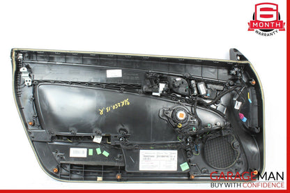 12-16 Mercedes R172 SLK250 Front Right Side Interior Door Panel Assembly Black