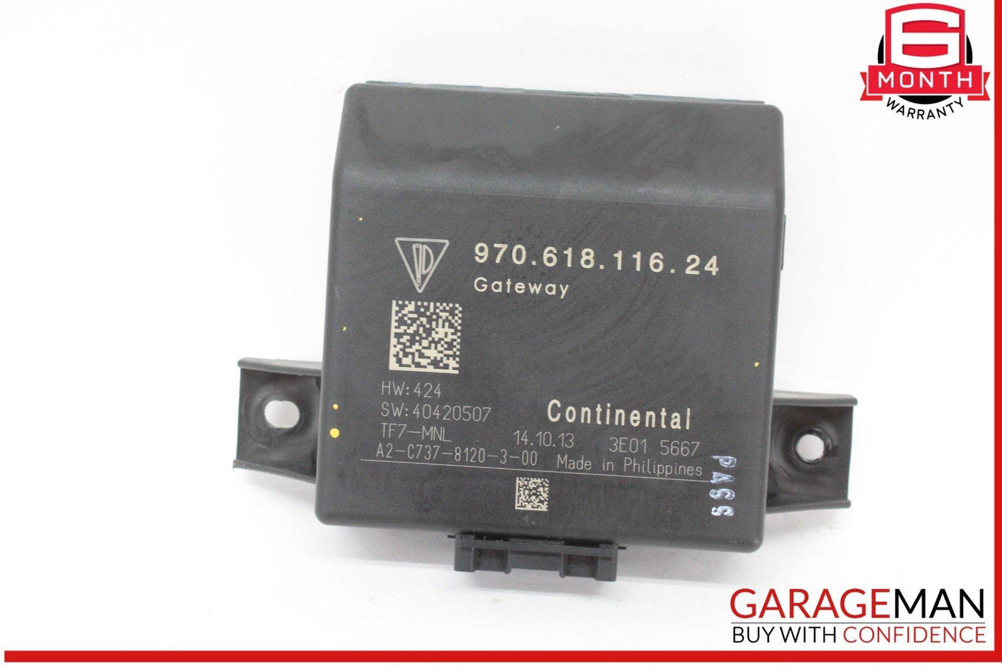14-16 Porsche Panamera Hybrid Central Gateway Control Module 97061811624 Genuine