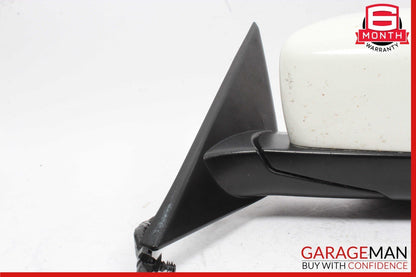 14-17 Maserati Ghibli Front Left Side Mirror Door Rear View Black/White OEM