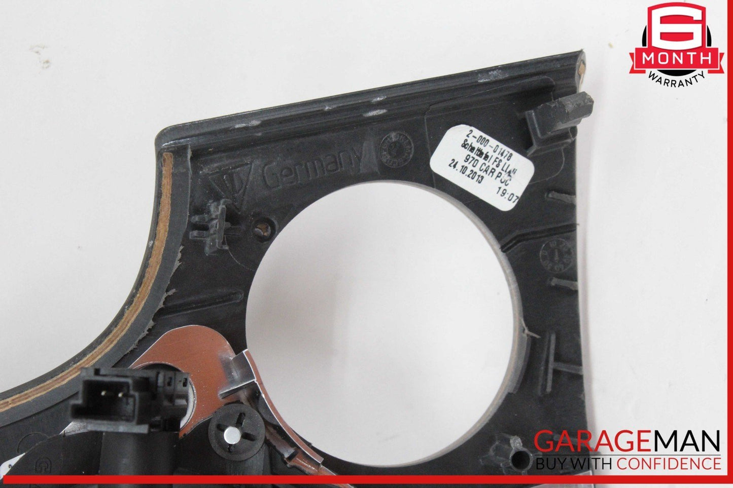 10-16 Porsche Panamera 970 E-Hybrid Dash Ignition Bezel Cover Trim Carbon Fiber