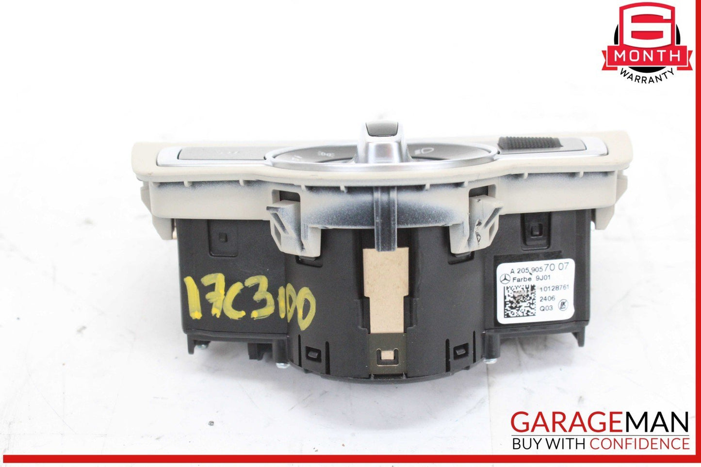 15-20 Mercedes W205 C300 C400 GLC300 Dash Headlight Switch 2059057007 OEM