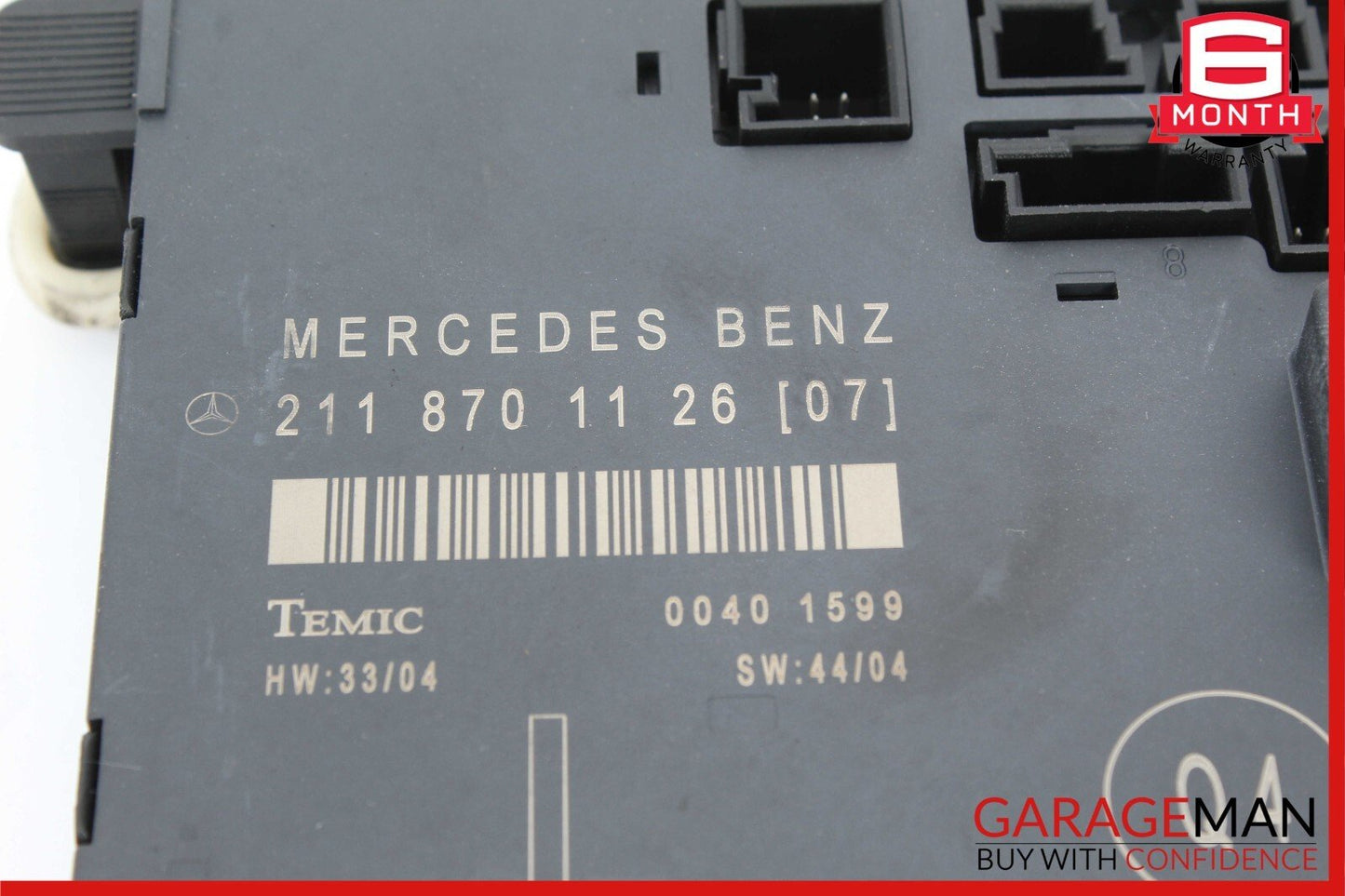 03-09 Mercedes W211 E320 E63 AMG Front Left Driver Side Door Control Module Unit