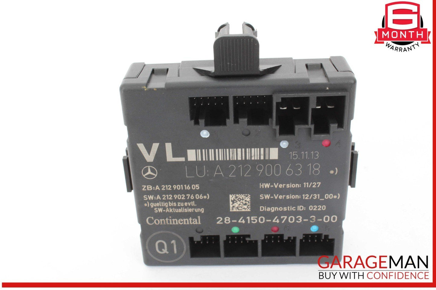 08-18 Mercedes W212 E350 C300 CLS550 Front Left Side Door Control Module OEM