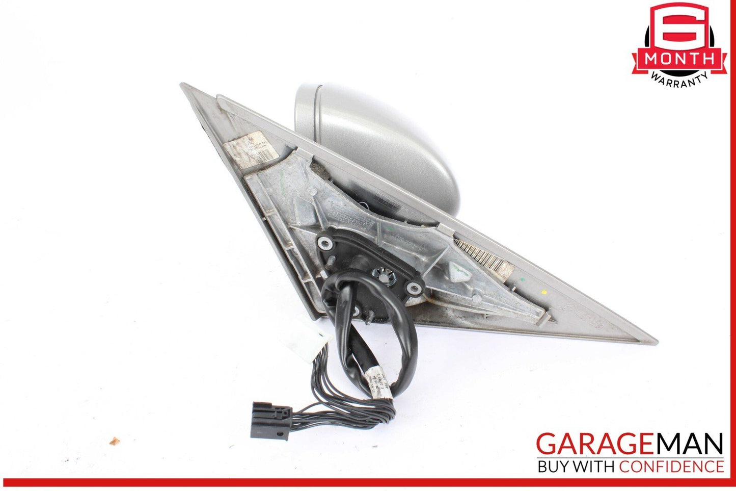 07-09 Mercedes W221 S550 S600 Front Left Side Door Rear View Mirror Silver OEM