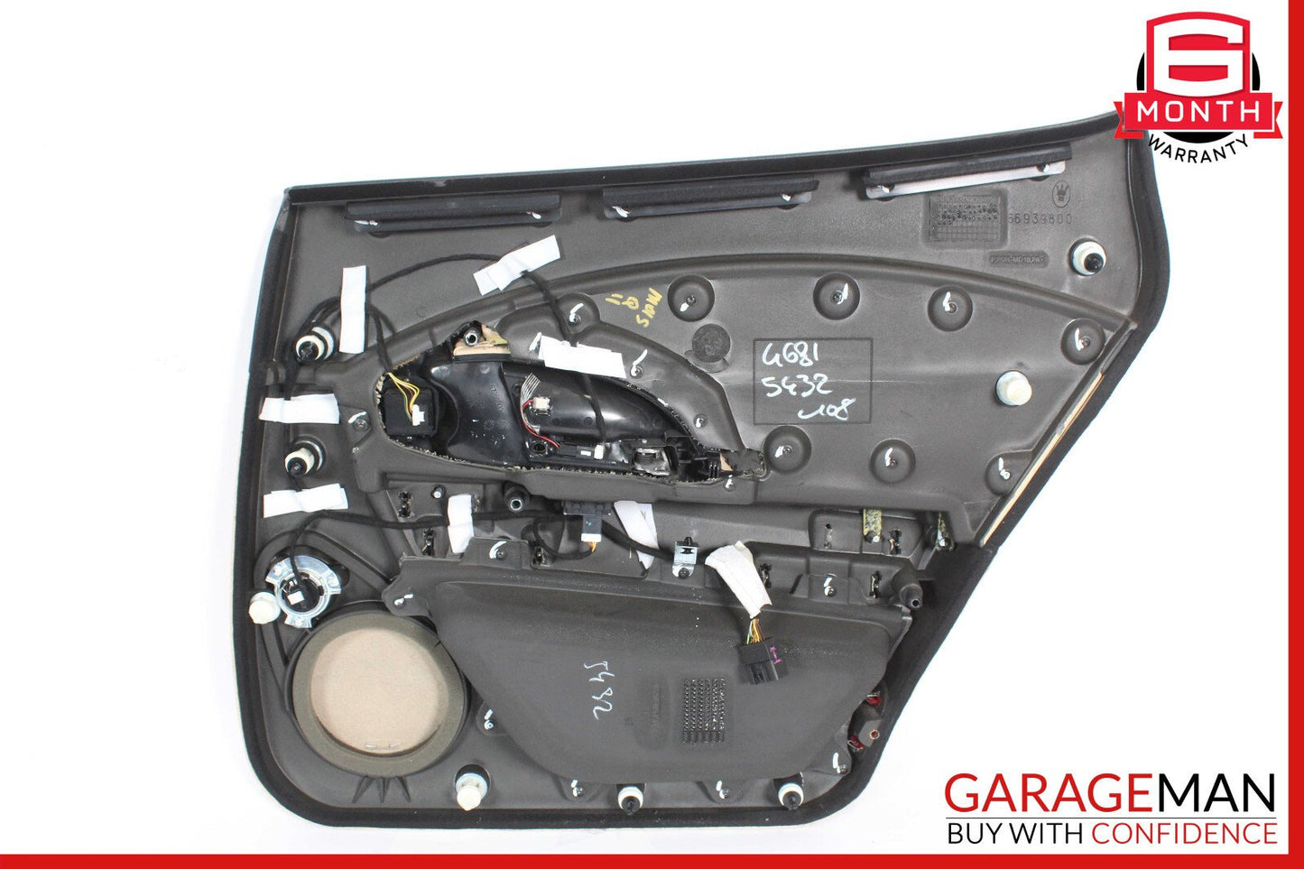 03-13 Maserati Quattroporte M139 Rear Left Side Interior Door Panel OEM