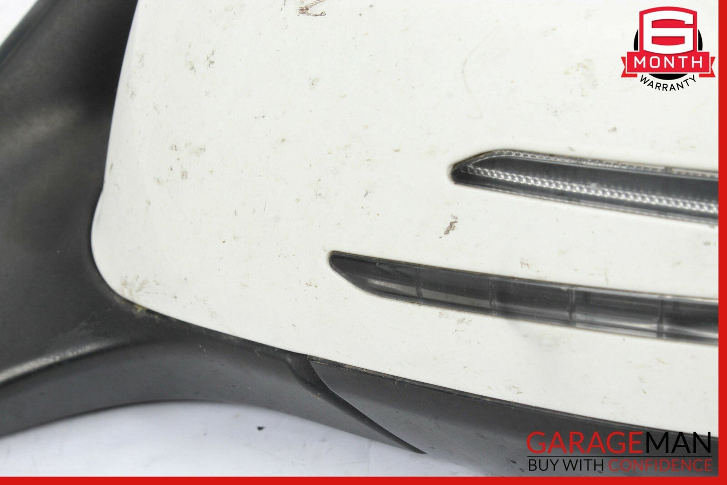 12-14 Mercedes W204 C250 C63 AMG Front Left Side Mirror Rear View Door White