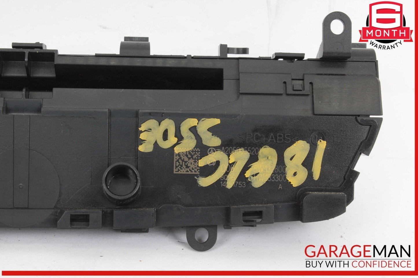 15-20 Mercedes X253 GLC350e C400 Media Center Dashboard Hazard Control Switch