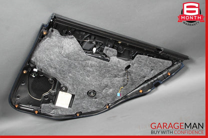 10-13 Mercedes W212 E400 E350 Rear Left Side Interior Door Panel Assembly Black
