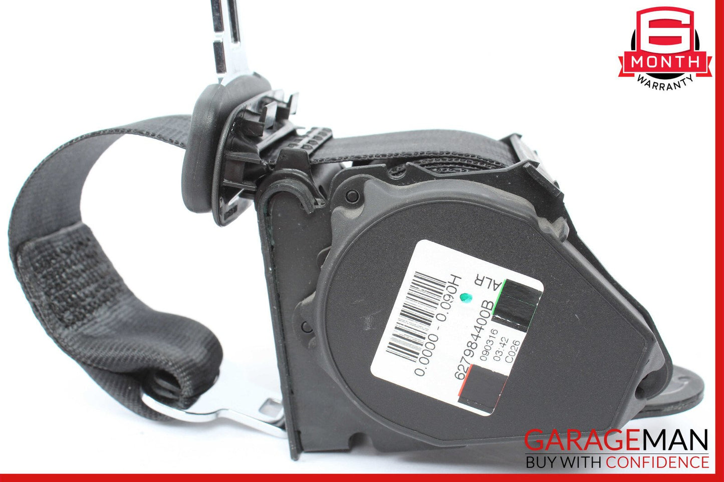 17-19 Jaguar XE Rear Center Seat Belt Seatbelt Retractor Black OEM
