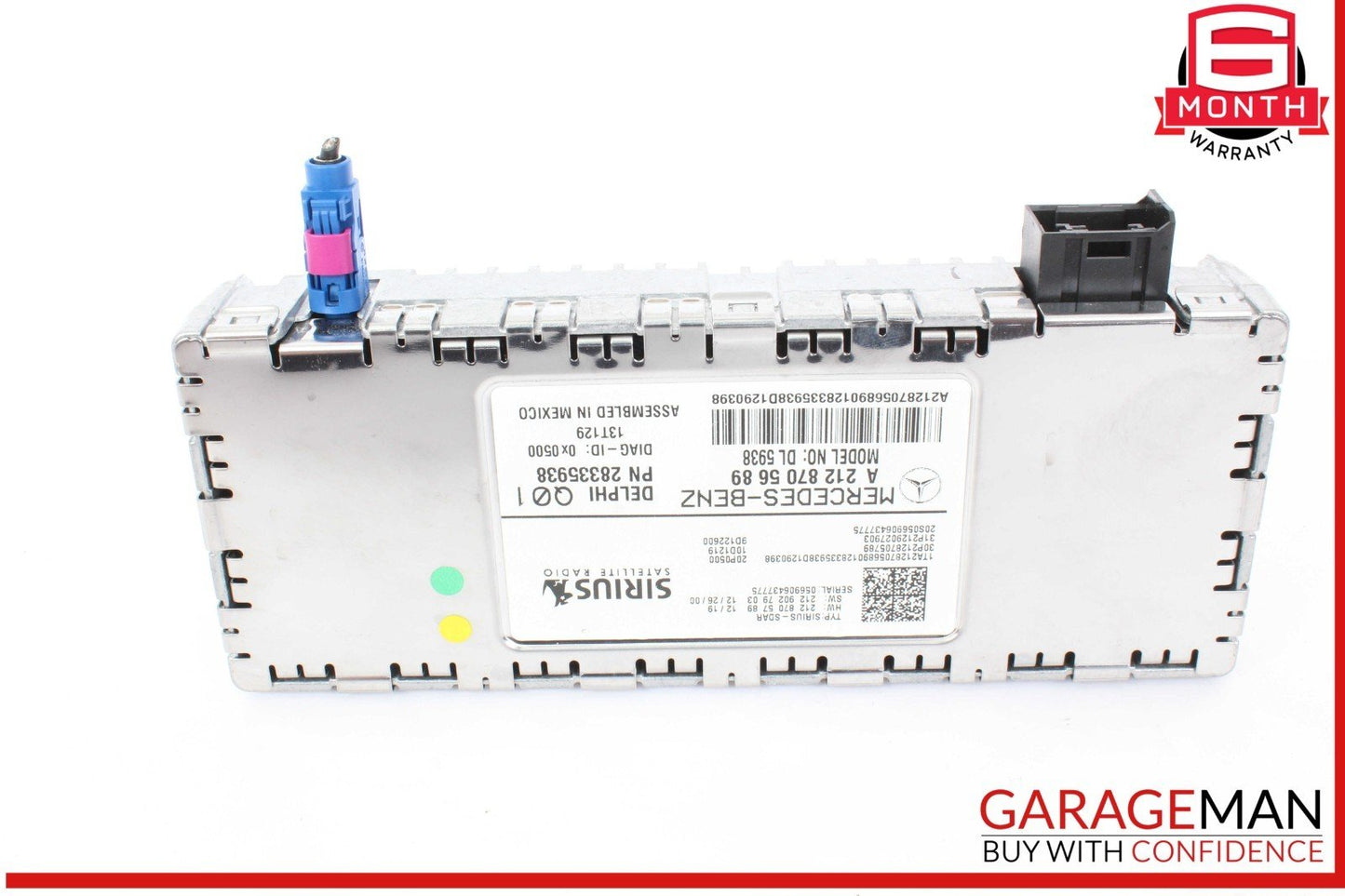 10-17 Mercedes W218 CLS550 E350 Sirius Satellite Radio Receiver Module Unit OEM