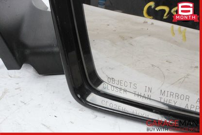 12-14 Mercedes W204 C250 C300 Front Right Side Mirror Door Rear View Black OEM
