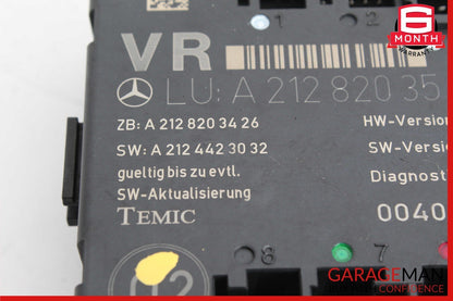 08-18 Mercedes W204 C300 C250 C350 Front Right Side Door Control Module Unit OEM