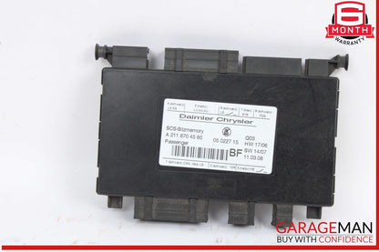 03-12 Mercedes X164 GL450 4MATIC Front Right Side Seat Control Module Unit OEM