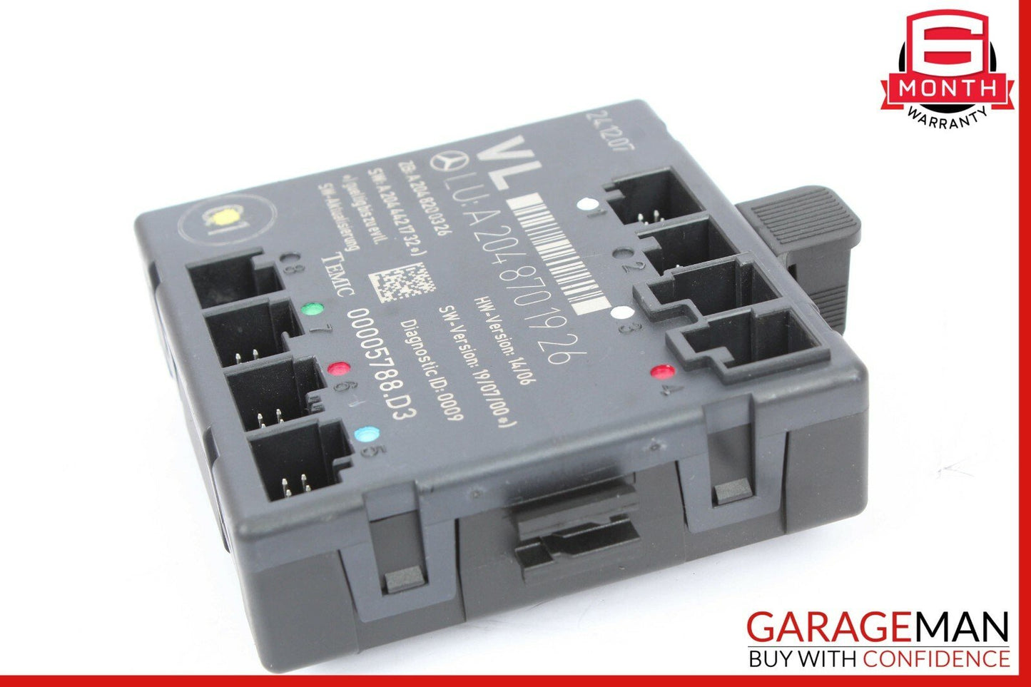 08-14 Mercedes W204 C350 C300 Front Right Side Door Control Module OEM