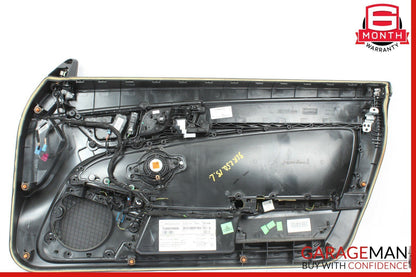 12-16 Mercedes R172 SLK250 Front Left Side Interior Door Panel Assembly Black