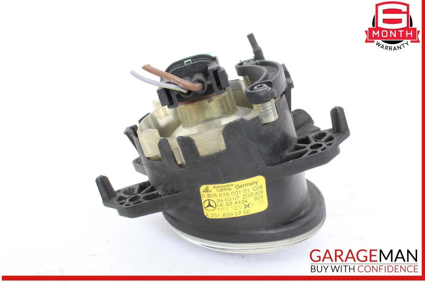 06-12 Mercedes W219 CLS550 GL450 CL550 Front Left Side Bumper Fog Light Lamp OEM