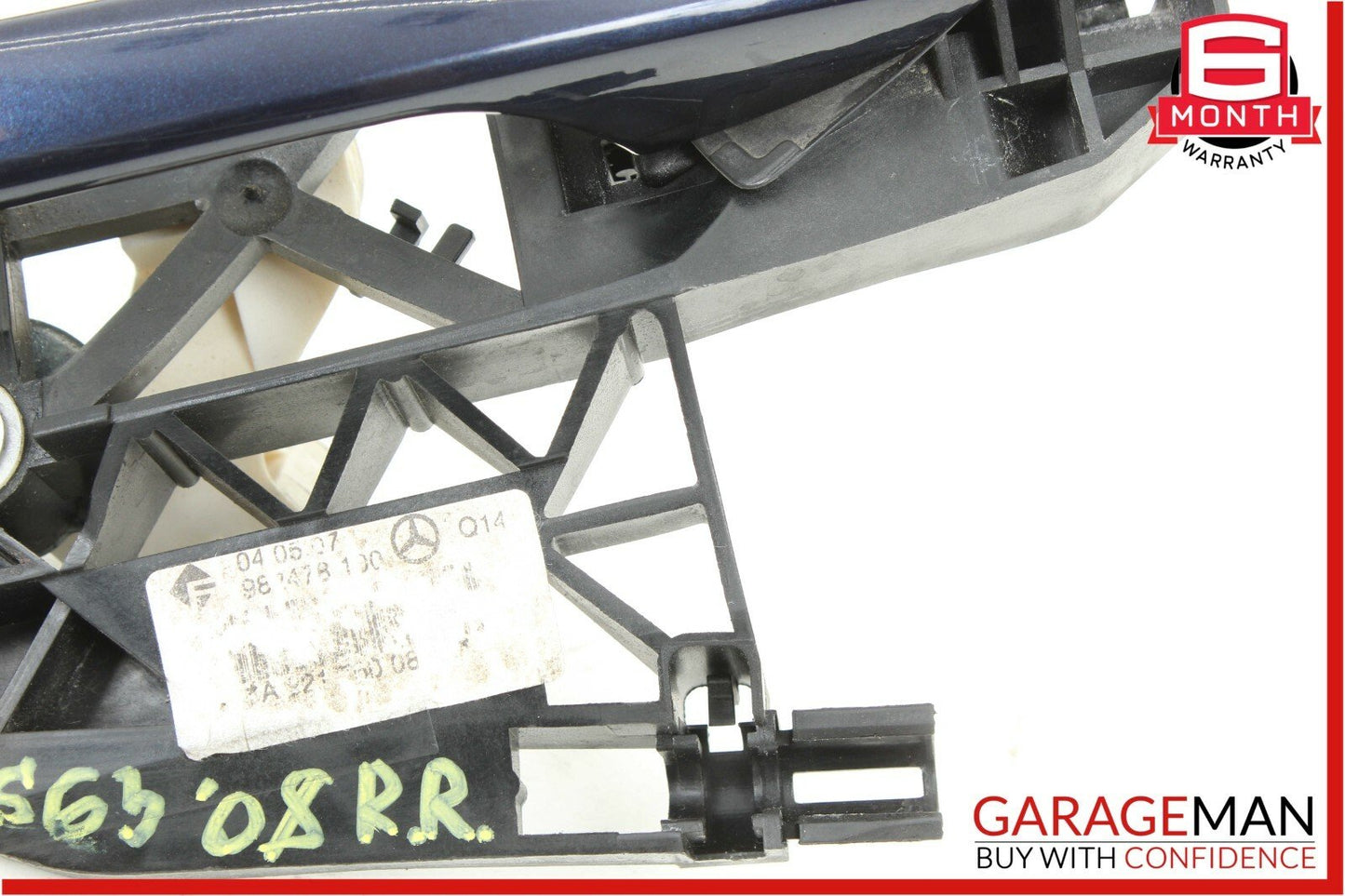 07-13 Mercedes W221 S63 AMG Rear Right Side Exterior Door Handle Keyless Go Blue