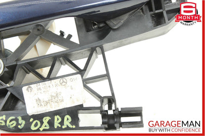 07-13 Mercedes W221 S63 AMG Rear Right Side Exterior Door Handle Keyless Go Blue