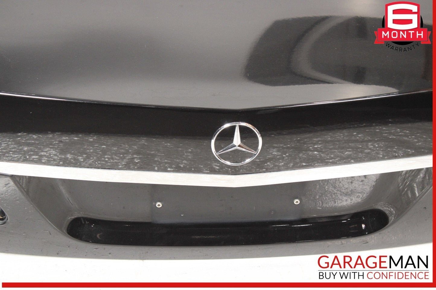 10-16 Mercedes W212 E350 E400 Sedan Rear Trunk Lid Deck Shell Panel Black OEM