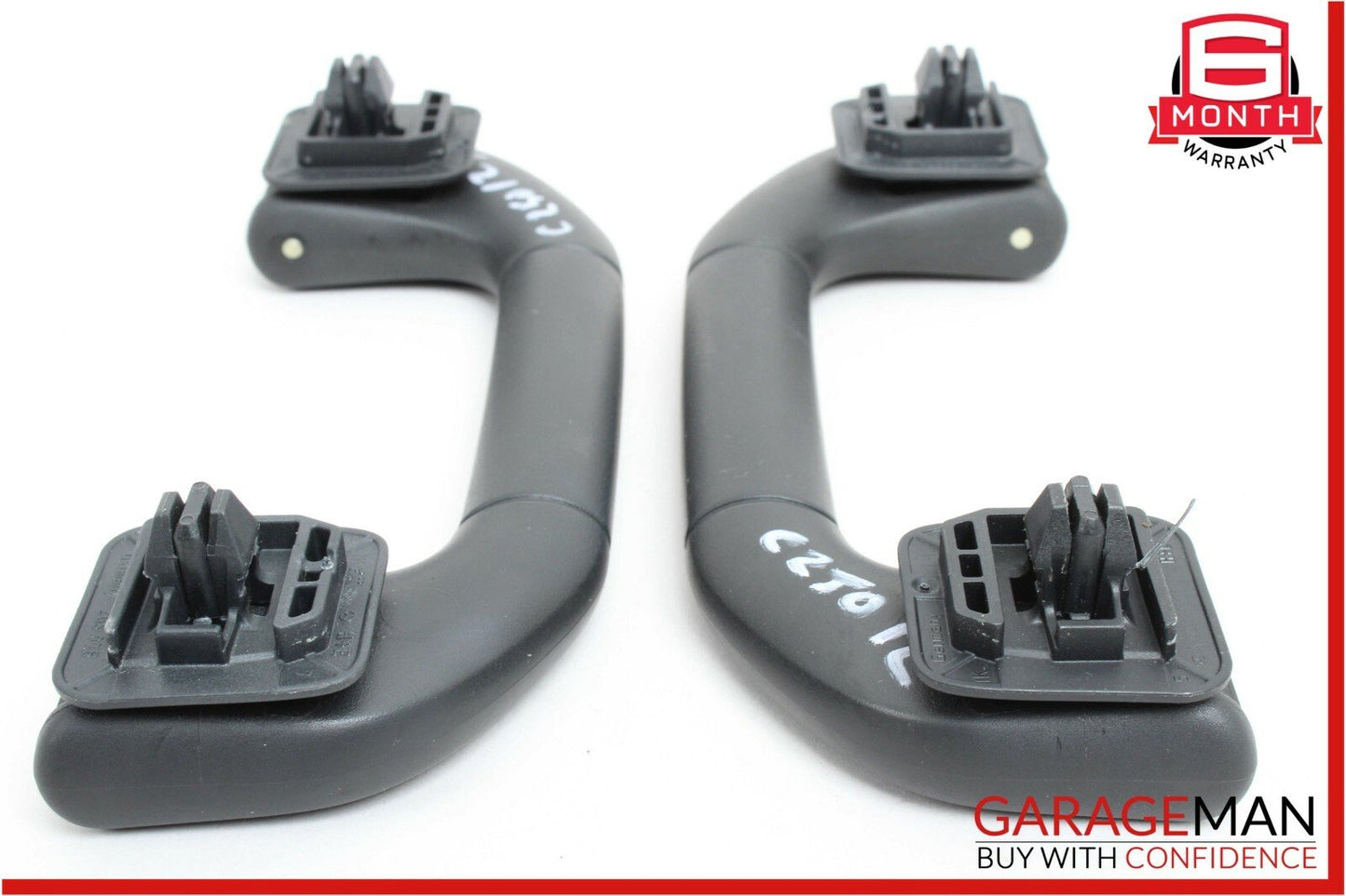 08-14 Mercedes W204 C250 C300 Front Roof Overhead Interior Safety Handle Set OEM