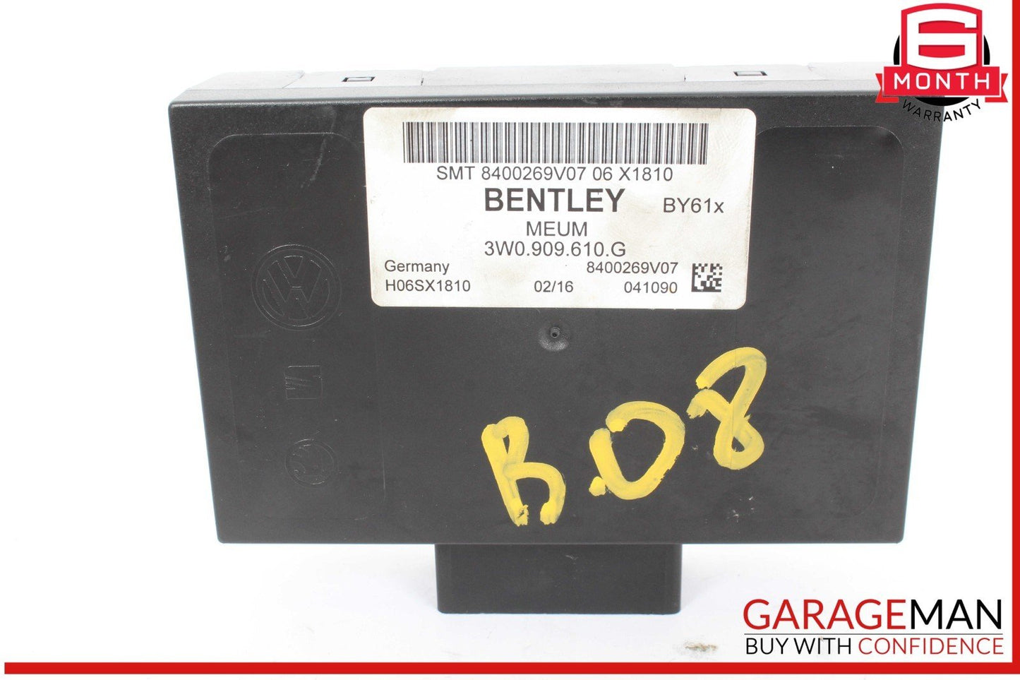 03-12 Bentley Continental GTC Trunk Lid Lock Release Control Load Module OEM